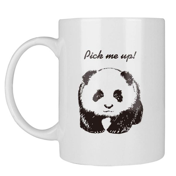 

coffee mug, 11oz funny coffee mug: panda, unique ceramic novelty holiday christmas hanukkah gift for men and women,dropshipping