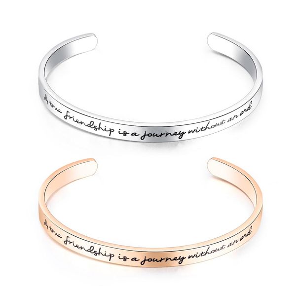 

fate love trendy men women statement cuff bracelets & bangles friend gift metal 316l stainless steel fashion jewelry, White