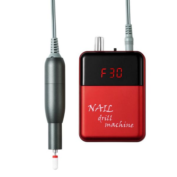 

electric nail drill machine adjustable speed digital display rechargeable nail removal manicure machine drill art tools, Silver