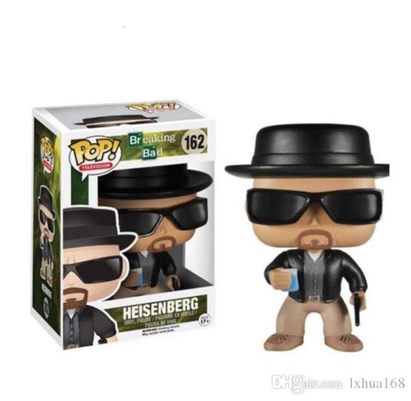 

xmas gift funko pop breaking bad heisenberg #162 action figures toy with box collectible model toys for kids birthday gift