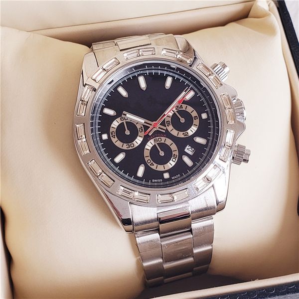 

relogio мужчина для мужского часов вист моды цветка резьбы календаря циферблата bracklet складного пряжка master кварца мужских часов, Slivery;brown