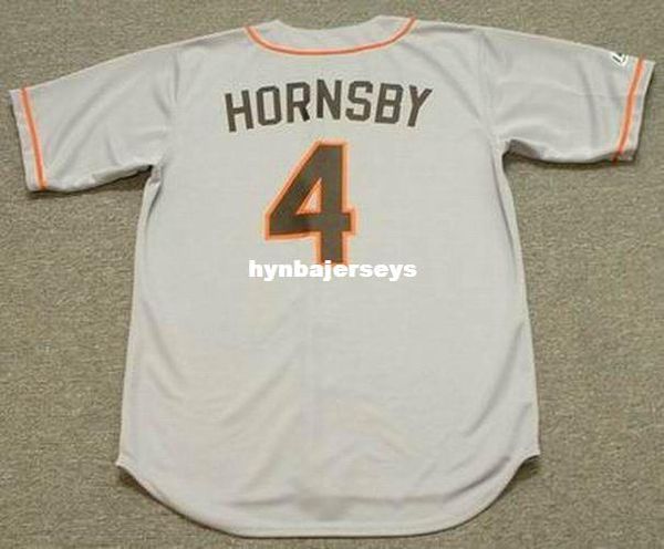 

custom rogers hornsby st. louis browns throwbacks vintage baseball jersey retro mens jerseys shirt, Blue;black