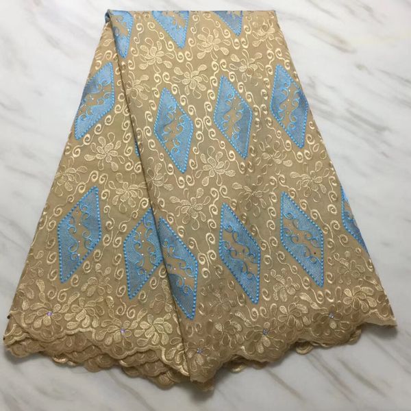 

african swiss voile lace in switzerland yellow nigerian swiss cotton lace fabric with stones for nigerian french dress kpl9815b, Pink;blue