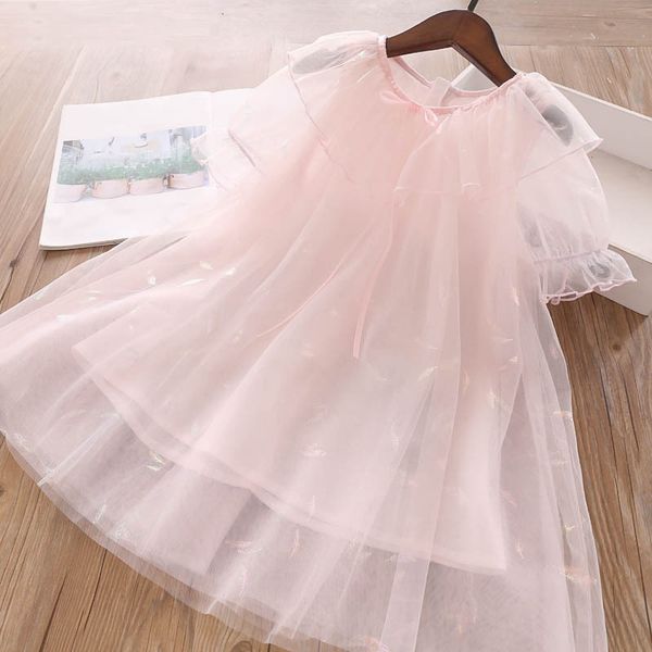

2020 summer girls ruffled воротник платье childrenswear оптом, Red;yellow