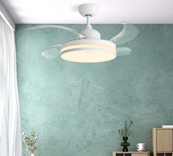 2019 New High Quality Modern Luxury Fan Lights Leaf Led Ceiling Fans 110v 220v Wireless Control Ceiling Fan Light 42inch Myy From Meilibaode2008