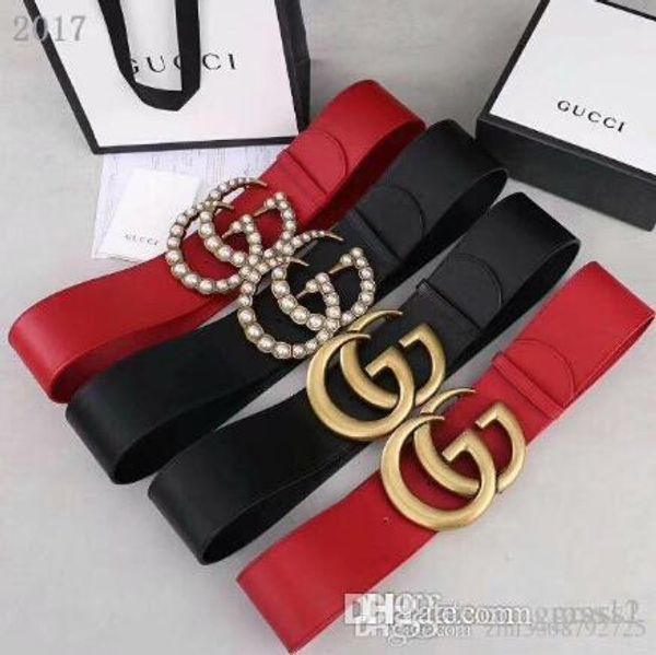 

2018 sell like cakes, european and american brand belts, ladies' 7cm luxury belts, stylish diamond buckles, ing, Black;brown