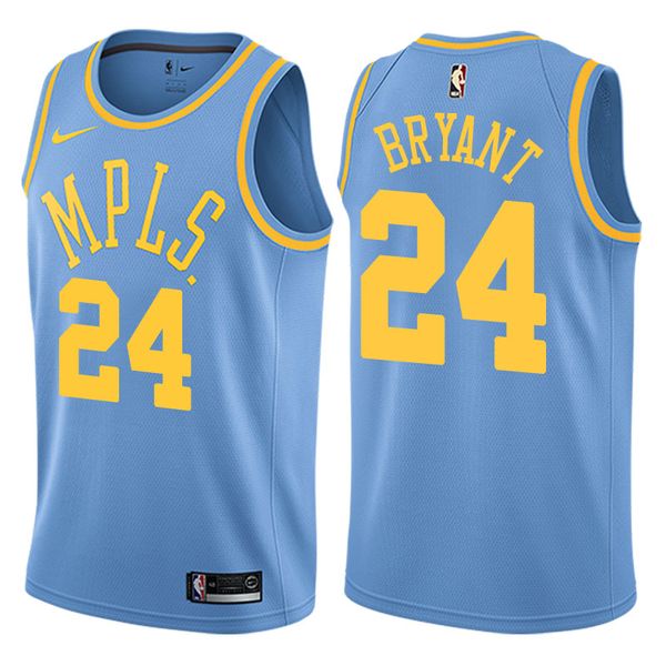 

2019-20 nba new men's basketball jerseys los angeles lakers kobe bryant #24 season city/red/blue jersey, Black
