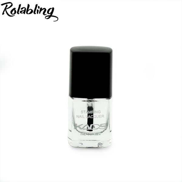 

rolabling 6ml smudge resistant coat for nail polish nail stamping coat to make the printing more bright design