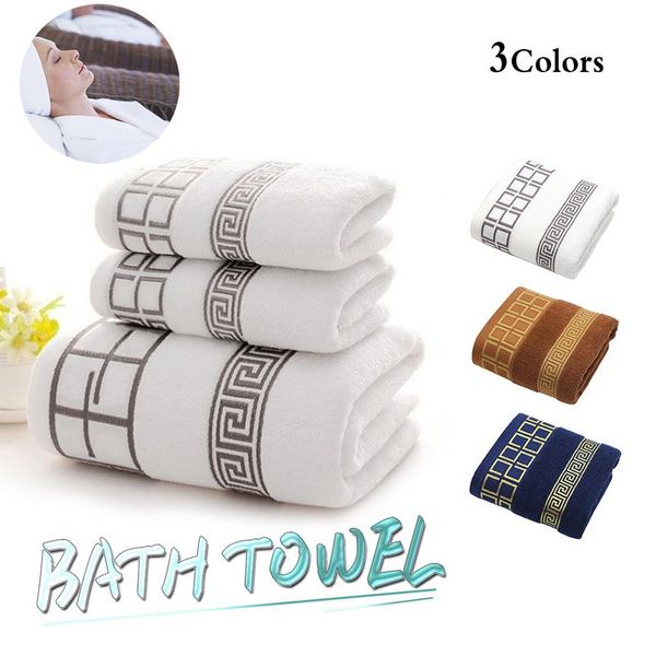 

2019 new luxury 3pcs/lot 100% cotton various styles towel set with 2 face washcloth+1 bath towels bathroom gift pack 20191201