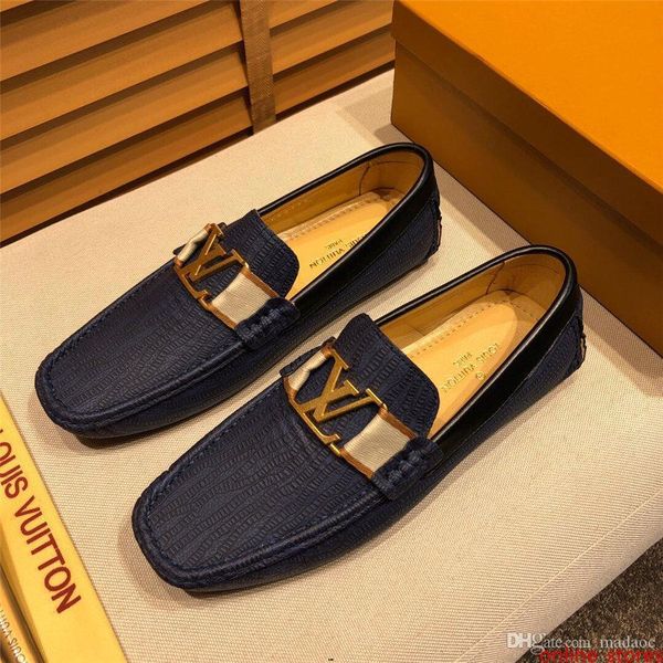 

a8 plus size moccasins men leather social brands dress luxury fashion driving designers mens shoes casual