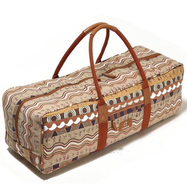 

portable yoga bag canvas yoga mat bag swimming fitness outdoor sports storage suitable for most mat sizes