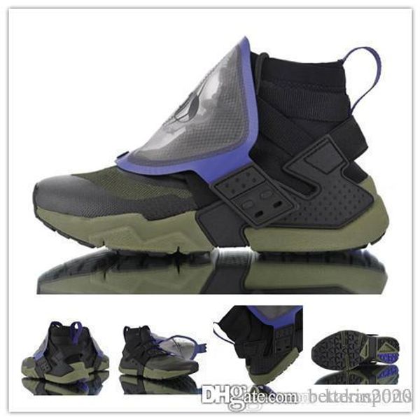 

2019 enw utilit huarache gripp qs 'black olive' removable coverage comfortable boot zip closure outer boot new nylon strap system