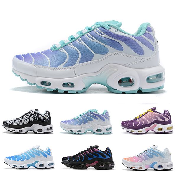 

2019 girl black green tn mercurial plus tn ultra se running shoes lady women sliver gold orange chaussures athletic sports sneakers