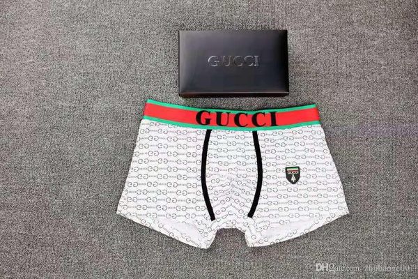 

100% известное vogue белья для man boxer gay mens нижнего белья 2019 новых шорт мода solid color хлопка мужского дышащего sexy underwears, Black;white