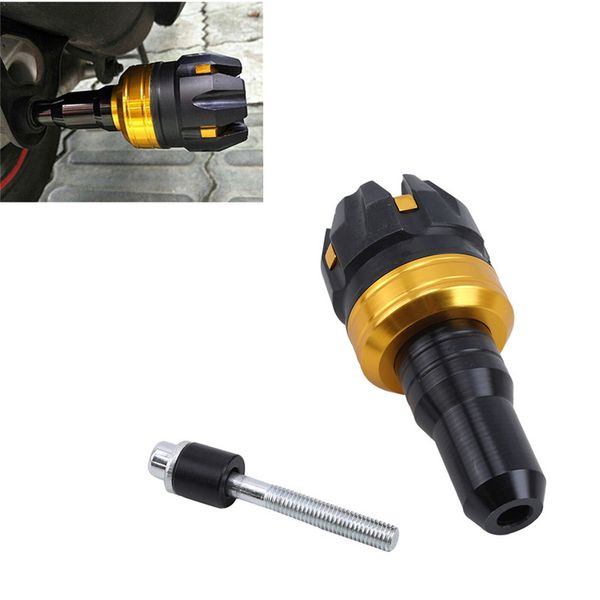 

falling protectors aluminum cnc motorcycle front fork frame sliders anti crash caps engine protection moto crash pad