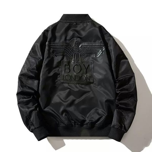 

мужские куртки дизайнер роскошных вышитое орёл бомбардировщик куртка весны осень тонкого бейсбольных пальто мужчина черного письмо пальто по, Black;brown