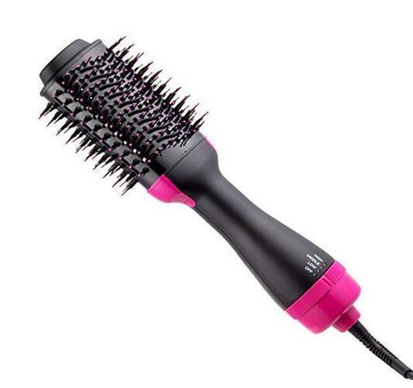 

2 in 1 multifunctional hair dryer volumizer rotating hair brush curler roller rotate styler comb styling curling flat iron