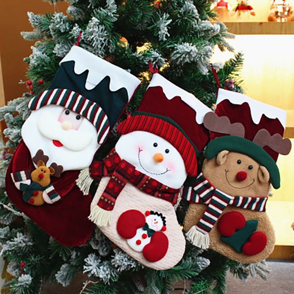 

christmas stockings santa candy bag dolls decorations christmas tree gifts jewelry pendant