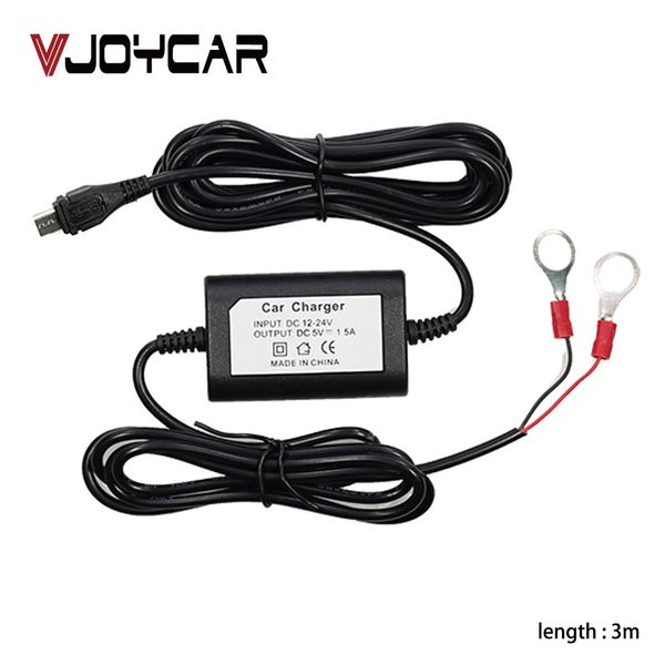 

hard-wired car charger cable for tk / lk gps trackers 36v-12v to 5v 2a 3m micro usb cord power supply for car dvr dc converter