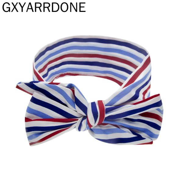 

4th of july headband for girls american star striped hair band kids patriotic bow headbands independence day hair accessories, Slivery;white