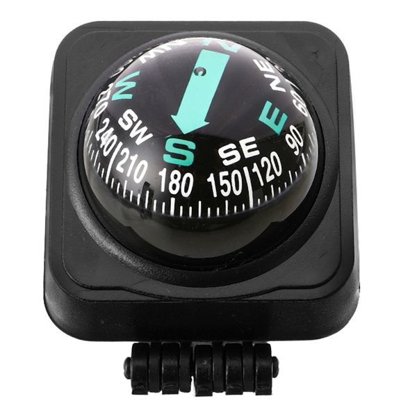 

66mm mini car compass guide ball adjustable angle camping hiking compass for outdoor car boat truck