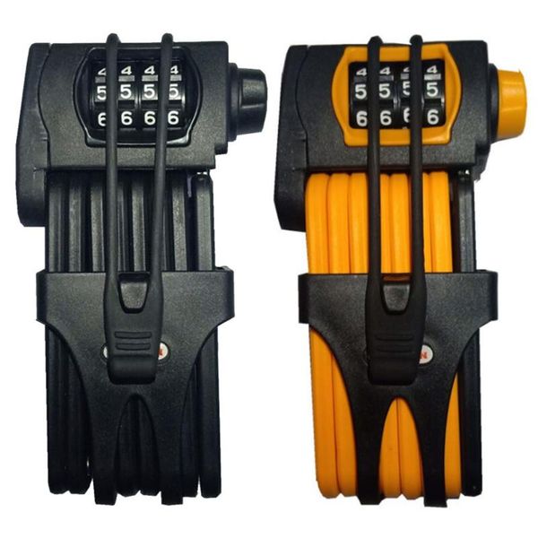 

4 digit bicycle lock anti-theft property padlock folding bike lock password combination password bike parts accessories