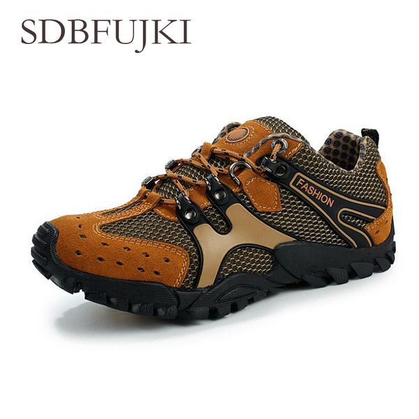 

large size 38-44 men's hiking shoes breathable outdoor trekking shoes sneakers men mountain climbing zapatillas hombre