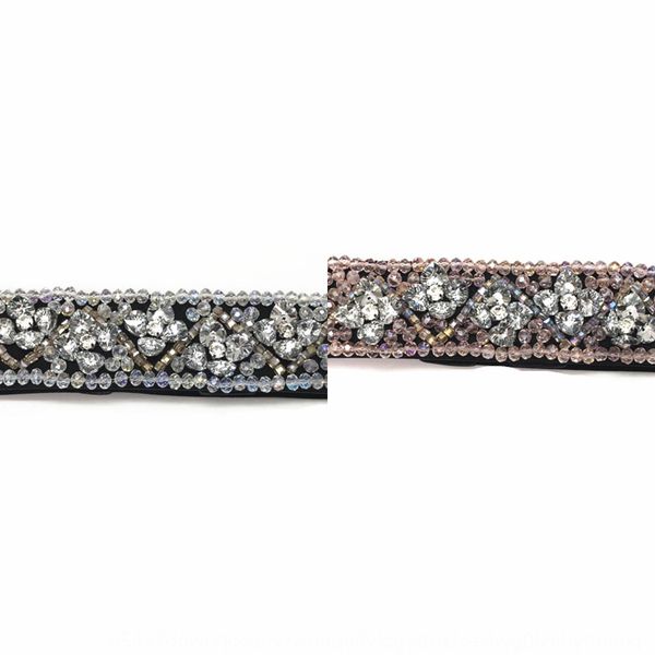 

jvt97 2020 rhinestone women's ing all-match elastic waist seal 2020 rhinestone belt women's dressing all-match crystal dress cryst, Black;brown