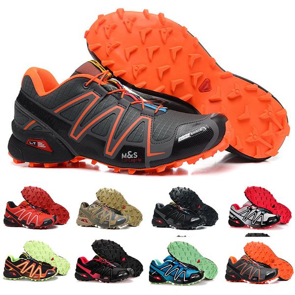 

2019 speed cross 3 cs men women outdoor running shoes speedcross run black green red blue designer trainer mens sport sneaker size 36-46
