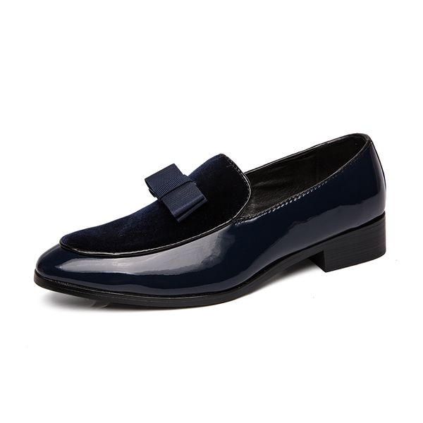 

2019 fashion italian wedding shoes men summer business dress loafers men comfortable leather formal flats loafers hv-031, Black