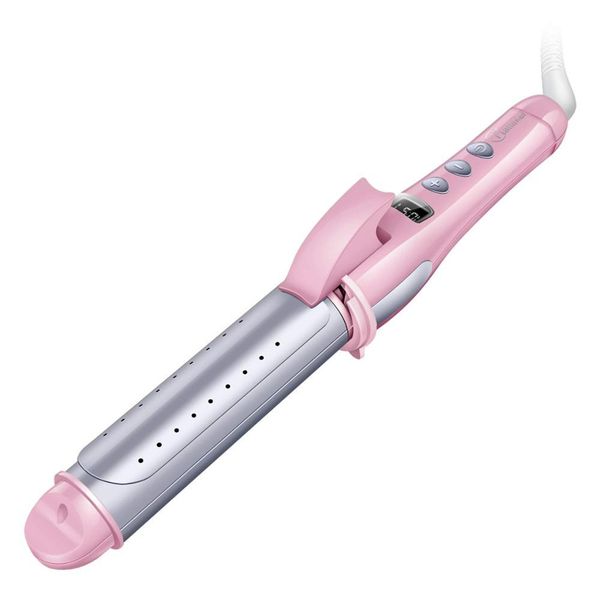 

hair curler flat and curling iron curling wand straightening iron professional ceramic 2 in 1 straightener hair styling with led