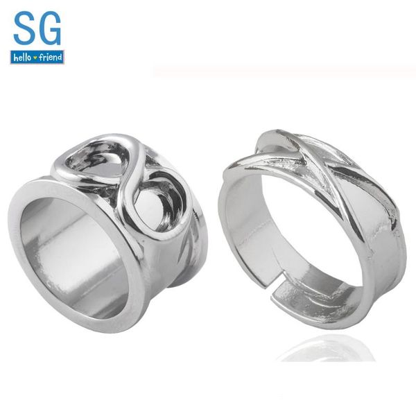 

сг горячей z время кольцо супергерой черный сын gokou гоку драконий жемчуг палец кольца для женщины мужчины ювелирные изделия косплей партии, Golden;silver