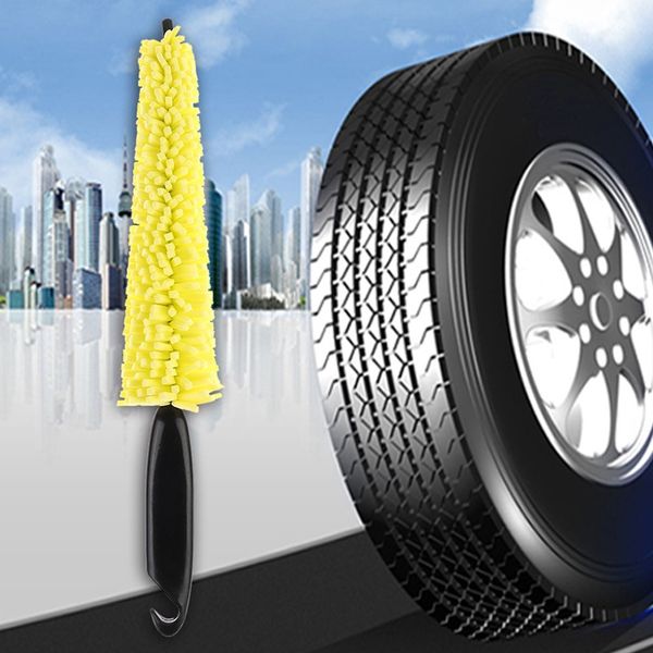 

1pcs колеса автомобиля кисти пластиковые ручки автомобиля щетка для очистки колесных дисков шины стиральные авто scrub автомойка губки инстр