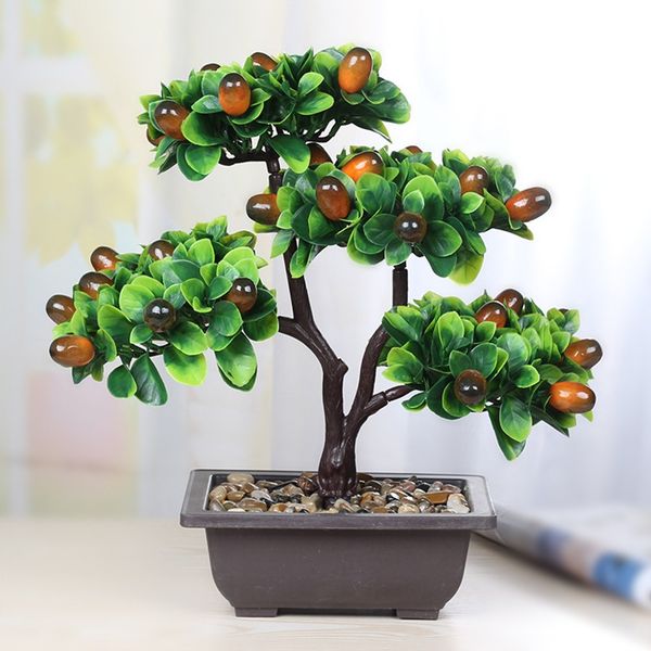 

orange fruit tree potted bonsai simulation decoration artificial ornaments artificial plant home decor craft desktv decor