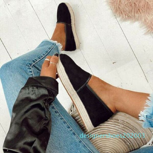 

womens flat slip on espadrilles ladies torridity casual plimsolls shoes sneakers women ballet loafers flats d03, Black