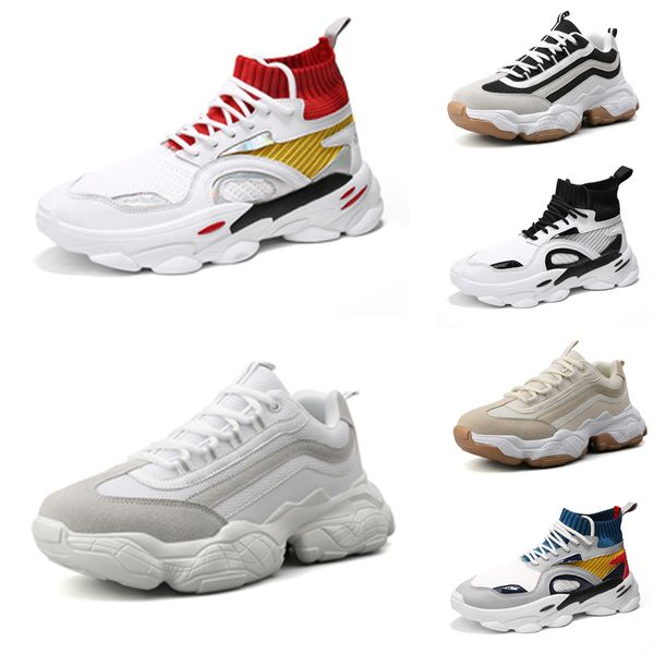 

new running shoes men chaussures breathable sock shoes platform mens trainers outdoor athletic sport dad sneakers vintage 39-44 style 5