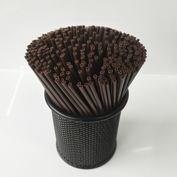 

yooap disposable coffee straws coffee stir bar drink straws two-hole juice two holes 500 sticks