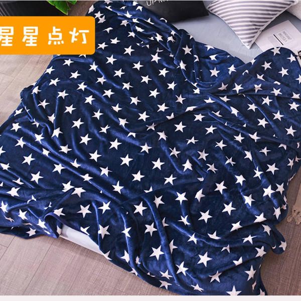 

wholesale home decors bedspread fleece blanket winter warm soft 200g flannel blankets for sofa blanket bed cars portable throw