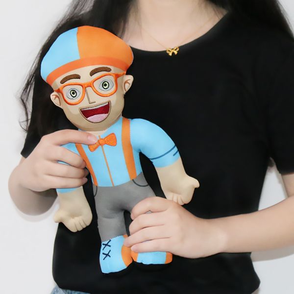 

blippi 32см плюшевые игрушки мягкие игрушки куклы детские развивающие дети подарок дети домашние животные домашний сад