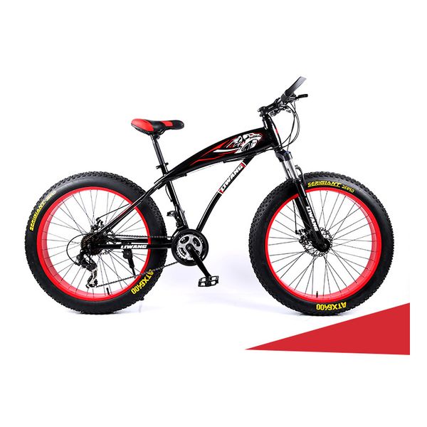 

snow bike 21 speed 24 speed 27 26 inch double disc brake big tire mountain bike