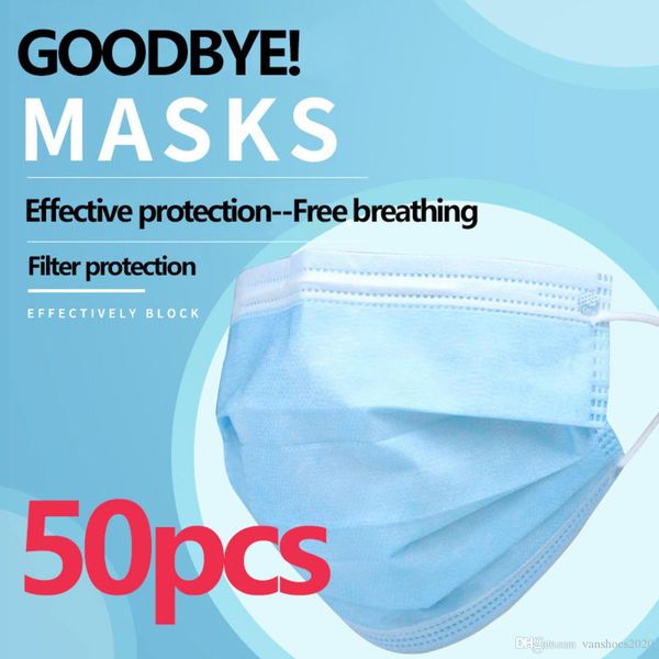 

бесплатная доставка dhl 3-слойная ушная петля одноразовая маска для лица mascarillas non-woven dust mouth mascaras descartaveis 7339044 на с