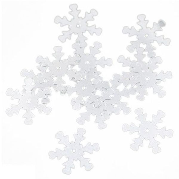 

1000 christmas snowflake sequins sewing scrapbooking
