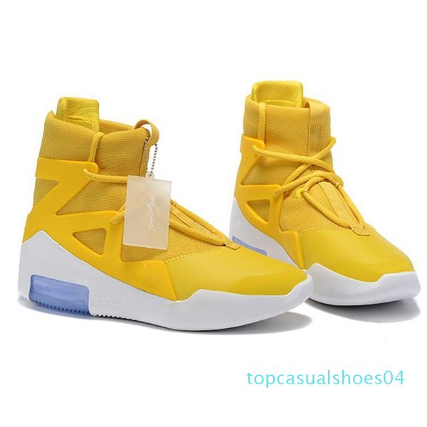 

fear of god 1 boots for men designer shoes light grey triple black orange high ankle sport shoes sneaker luxury skateboard shoes 40-46 t04