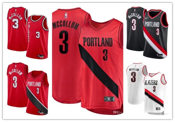 

c.j. mccollum portland trail blazers black 20192020 swingman jersey - icon editionstatement edition men's nba basketball jersey