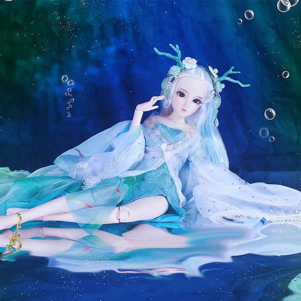 

diary queen 1/4 bjd blyth doll joint body little dragon girl with makeup include outfit shoes hair and gift box gift toys icy,sd