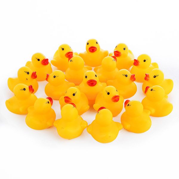 

wholesale cute baby kids squeaky rubber ducks bathroom water fun game playing newborn boys girls toys for children