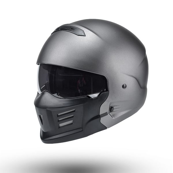 

personality locomotive helmet retro motorcycle helmet casco modular combination full face jiekai dot abs 1.4kg unisex