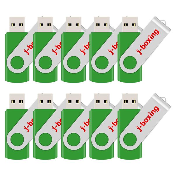 Toplu 10pcs 16GB USB Flash Driving Döner Başparmak Pendrives USB 2.0 Dönen Bellek Çubukları Bilgisayar Dizüstü Bilgisayar için Gerçek Depolama