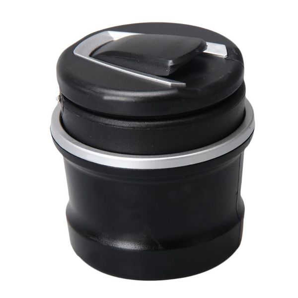 

kongyide car ashtray 2020 new led portable car truck auto office ashtray holder cup black pbt material