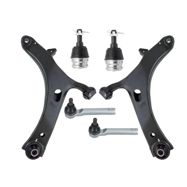 

front lower control arm & ball joints outer tie rods for 04 05 06 07 08 09 subaru legacy outback